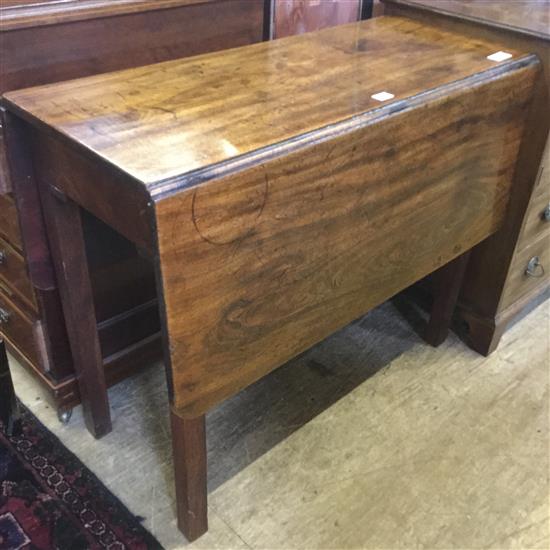 Mahogany drop leaf table